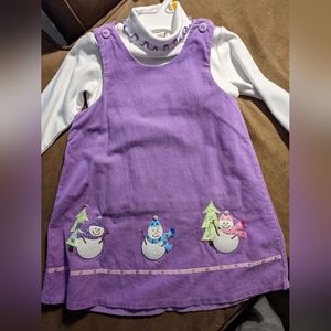 3t purple jumper with turtle neck